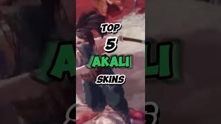 Top 5 Akali Skins #shorts #leagueoflegends #yasuo #darius #akali