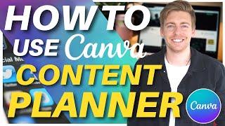 How to use Canva Content Planner | Create, Schedule & Publish Content with Canva