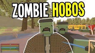 Unturned - SNAZZY HOBO ZOMBIES - Carpat Map - Ep. 2