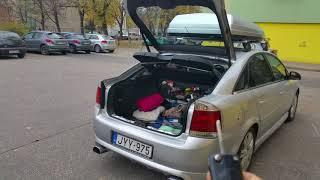 Opel Vectra C GTS trunk lid opening-closing with remote key 3.0