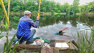 РЫБАЛКА на ЖИВЦА с ПОПЛАВОЧНОЙ УДОЧКОЙ  ЛОВЛЯ ОКУНЯ и ЩУКА на ПОПЛАВОК ЛЕТОМ 2024