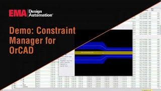 Constraint Manager for OrCAD Demo