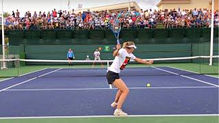 Maria Sharapova | IW Practice 3.7.18 (Court Level 60fps)