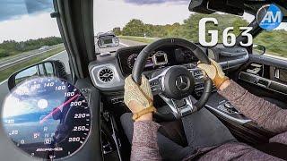 2019 Mercedes-AMG G63 (585hp) - 0-250 km/h acceleration!