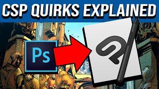 Clip Studio Quirks Explained for Photoshop users