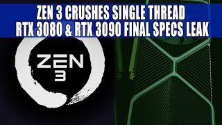 Zen 4 Core Count Details | Zen 3 Crazy Performance Leak | RTX 30 Second Gen Ray Tracing