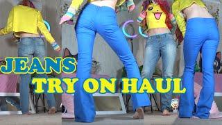 TRY ON HAUL  JEANS & CROP TOPS