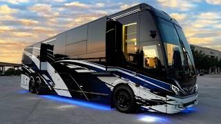 Tour of the 100th Anniversary Prevost Emerald Luxury Coach!