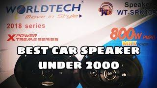 Best car speaker under 2000. Worldtech oval speakers