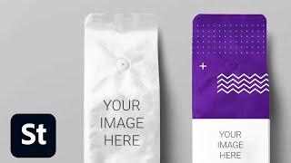 Create a Packaging Label with Photo-Realistic Templates from Adobe Stock | Adobe Creative Cloud