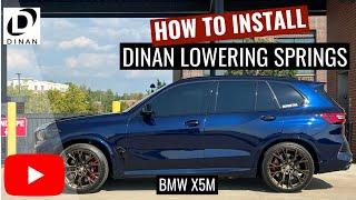 How to install Dinan Lowering Springs | BMW X5M