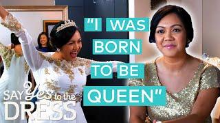 Self-proclaimed Bridezilla Wants A Dress Covered In Gold | Say Yes to the Dress: Asia