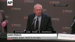 James Peebles shares Nobel in physics