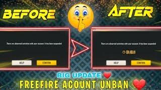 //how to unban free fire account | by virtual space new script//