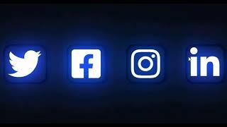 Glowing Social Media icons using HTML & CSS | Ranjan- Beginner's Guide