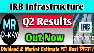 IRB Infra Q2 results 2025  IRB Infra Share Latest News | IRB infra share news, IRB Infra dividend