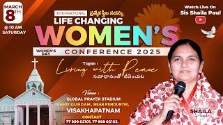 Special Womans Meeting , March 8th 2025 - Sis.Shaila Paul