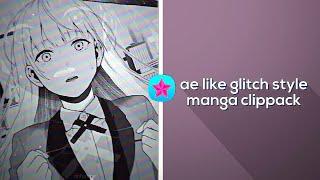 ae like glitch style manga clippack on video star!