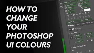 How To Change Photoshop UI Colors | Make Photoshop UI like BennyProductions