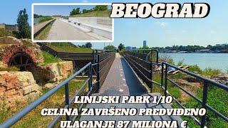 Beogradski Linijski park najava radova završen prvi od deset planiranih delova,grad izdvaja 87 mil.€