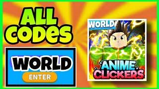 [WORLD] ANIME CLICKER SIMULATOR CODES *NEW* UPDATE ALL WORKING CODES ANIME CLICKER SIMULATOR