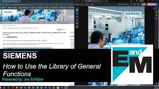 SIEMENS | How to Use the TIA Portal Library of General Functions | EandM