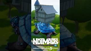 ¿Esa casa está caminando?  Bueeeno, algo así  ¡Es Notmads! #gamedev #unrealengine  #rpg