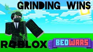 Grinding Wins LIVE!| ROBLOX BEDWARS