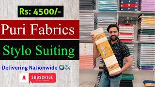 Puri Fabrics | stylo by puri 2024 || most demandes wash and wear | new colours #nasirfabrics #viral