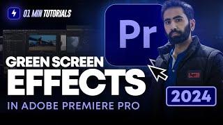 How to Use Green Screen Effects on Adobe Premiere Pro 2024 | Chroma Keying Premiere Pro