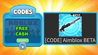 Roblox AIMBLOX BETA Codes, Latest Roblox Codes *GET FREE CASH $*