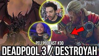Peli Podcast #30 Trailer 2 Deadpool 3 análisis filtrado 9 minutos, Godzilla y Kong futuro, Joker 2