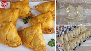 Crispy Potato Samosa by Zubaida Cookbook. Ramzan Special Recipe. Frozen Aloo Samosa