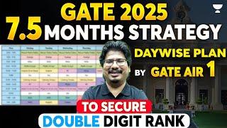 GATE 2025 Preparation Strategy For Beginners To Secure Double Digit Rank | GATE 2025 Roadmap