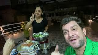 Thai BBQ with my girls in Bangkok