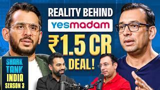 Raising ₹1.5 CRORES on Shark Tank India & Building Yes Madam ft. Founder Mayank Arya's