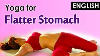 Yoga to reduce fatness around stomach - Kativakrasana (English)- Shilpa yoga