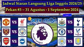 Jadwal Liga Inggris Live SCTV - Manchester United vs Liverpool - EPL 2024/2025 Pekan ke 3