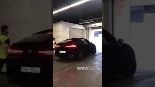 EXCLUSIVE: BMW X6 Vantablack rolling on the street