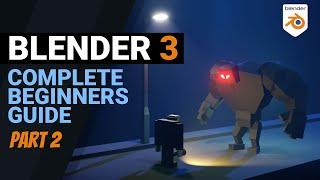 Blender 3 - Complete Beginners Guide - Part 2 - Materials & Rendering