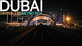 Dubai "driverless" metro ride +walk tour: Creek to Ibn Battuta Mall via Burjuman (01.06.'24: 4K-UHD)