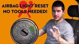 How to Reset the Air Bag Warning Light on a Nissan EASY! No tools required!!