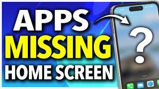 How To Fix App Missing From iPhone Home Screen