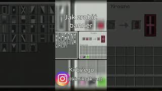 Jak zrobić banner Kirby w Minecraft #shorts