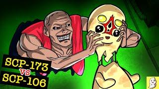 雕像 SCP-173 vs. SCP-106 恐怖老人【SCP動畫】