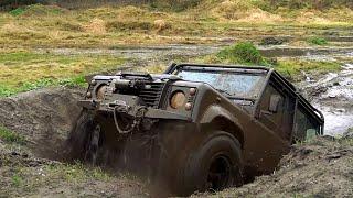 [OFF ROAD] LAND ROVER DEFENDER DEEP MUD 4x4