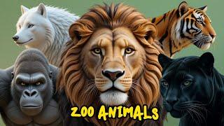 Zoo Animal Sounds Song for Kids | Fun Nursery Rhymes & Animal Songs