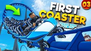 Adding My First ROLLER COASTER! | Realm of Rides • #3