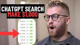 NEW ChatGPT Search Feature Makes $1,000 Daily (Make Money Online With ChatGPT)