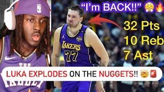 Reaction To Lakers  Vs Nuggets Highlights